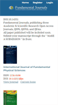 Mobile Screenshot of fundamentaljournals.org